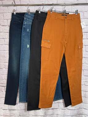 NWT Mavi Women's Jeans Lot of 4 Size 27 Skinny Girlfriend Cargo Denim Bundle